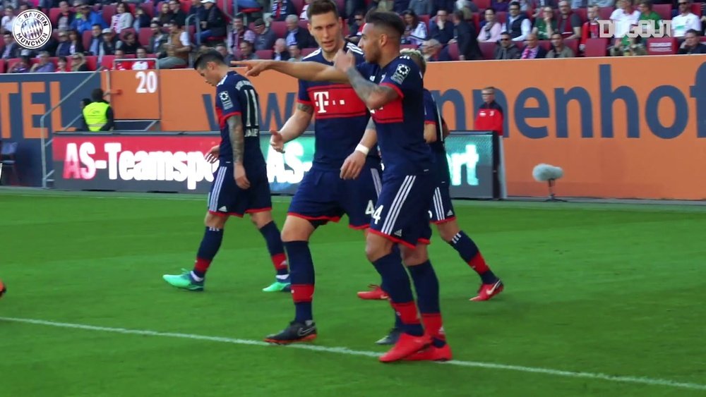 Le Bayern gagne Augsbourg et remporte le titre de Bundesliga en 2018. DUGOUT