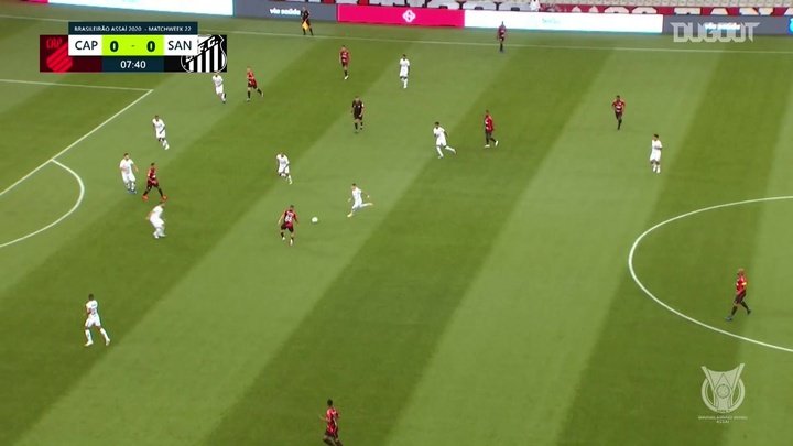 VIDEO: Highlights: Athletico-PR 1-0 Santos