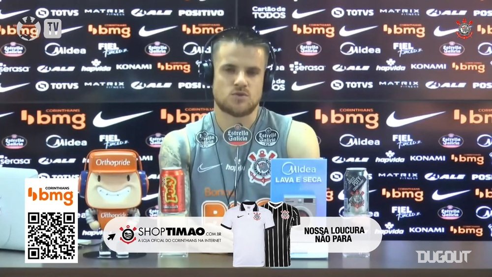 Ramiro participou de coletiva online na véspera do jogo contra o Botafogo. DUGOUT
