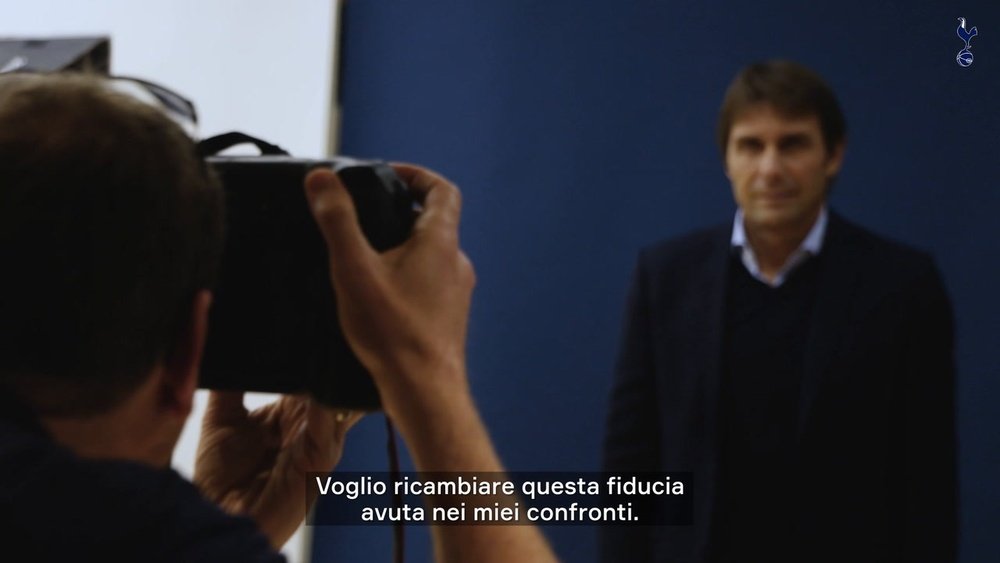 La prima intervista di Conte. Dugout