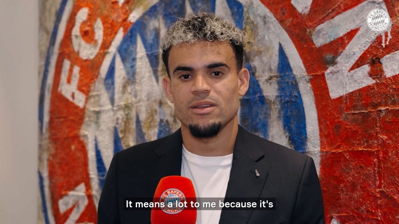Luis Diaz's first words as Bayern player