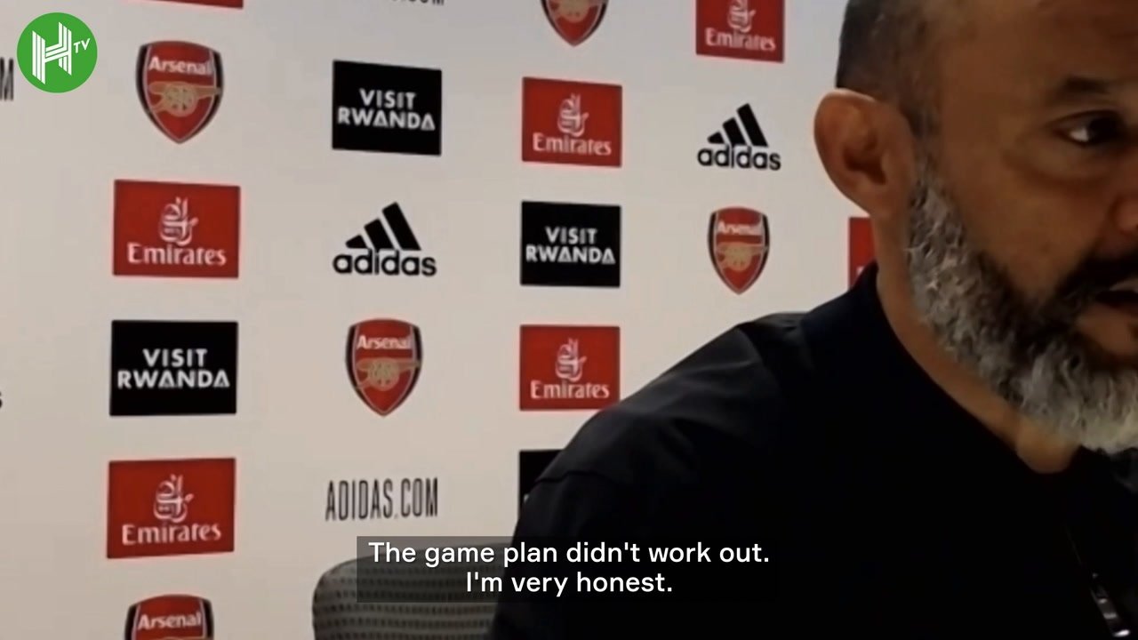 VIDEO: Nuno takes responsibility for North London derby loss