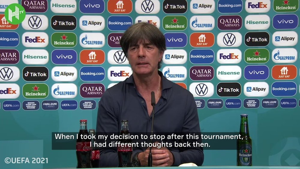 Joachim Low has yet to decide where his future lies. DUGOUT