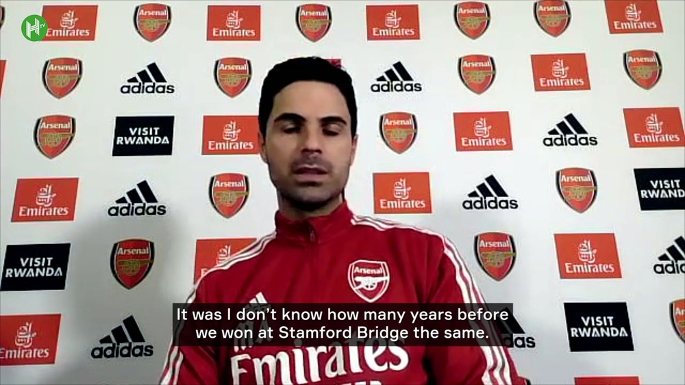 Mikel Arteta is confident ahead of the Liverpool game. DUGOUT
