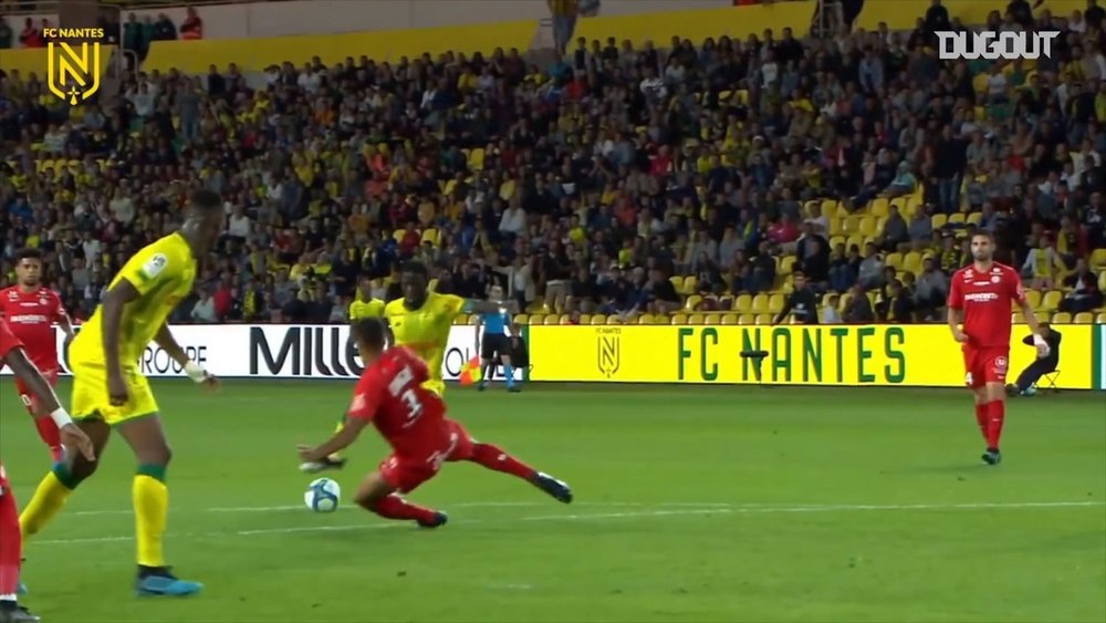 Toure helped Nantes beat Montpellier back in January 2019. DUGOUT