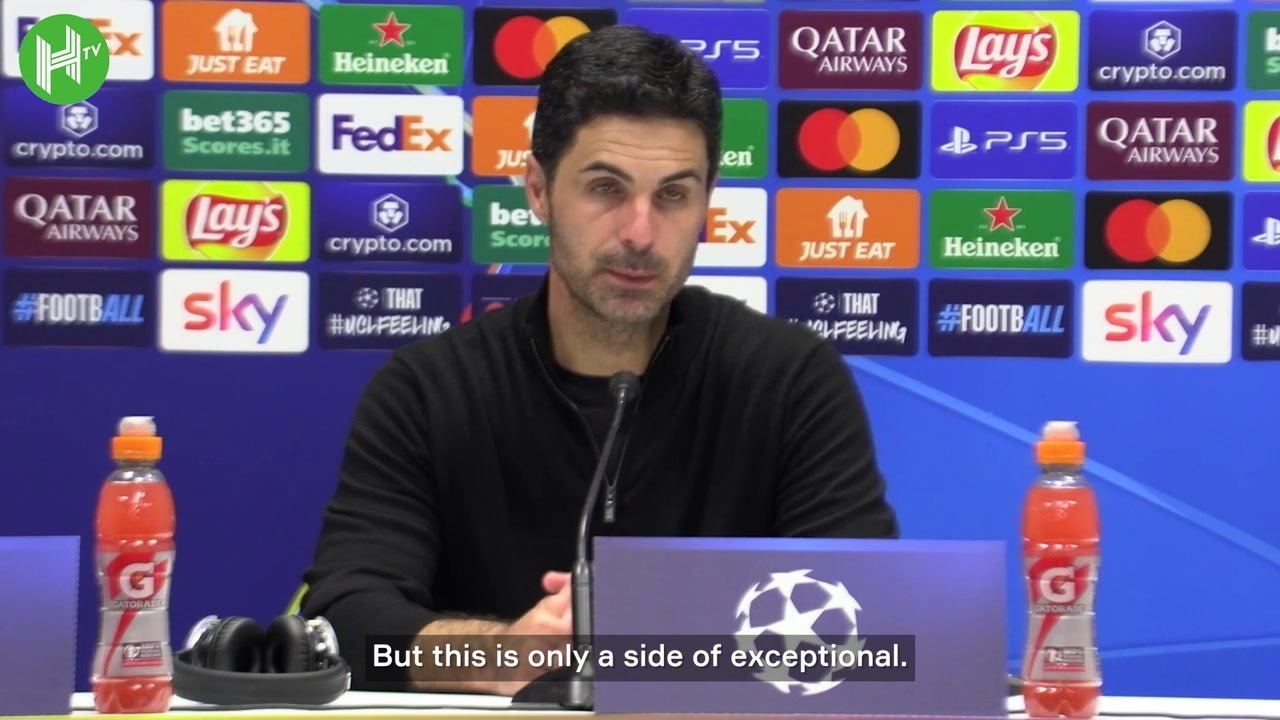 VIDEO: Arteta talks about Gasperini's comments on David Raya