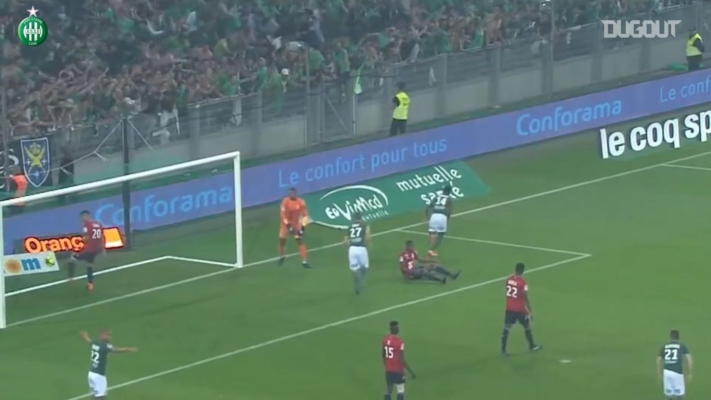 St Etienne thrashed Lille 5-0 in Ligue 1 back in 2017/18. DUGOUT