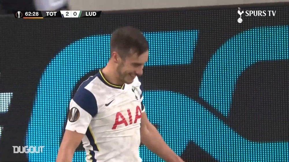 Harry Winks scored an amazing goal for Tottenham v Ludogorets. DUGOUT