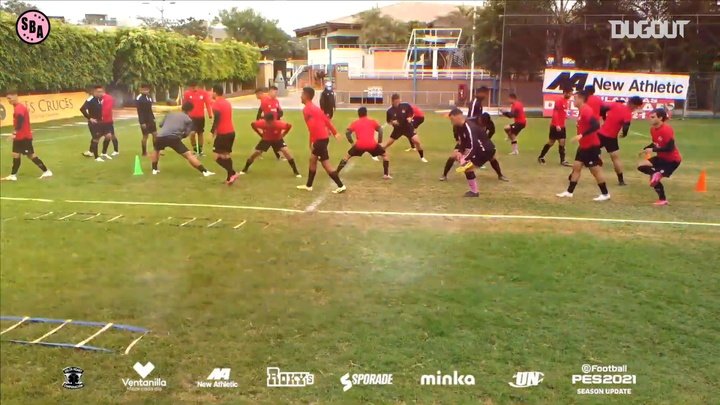 VIDEO: Sport Boys training warm-up