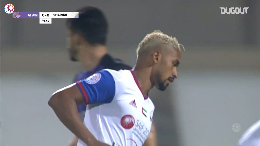 Sharjah were beaten 1-2 by Al-Ain in the UAE league. DUGOUT