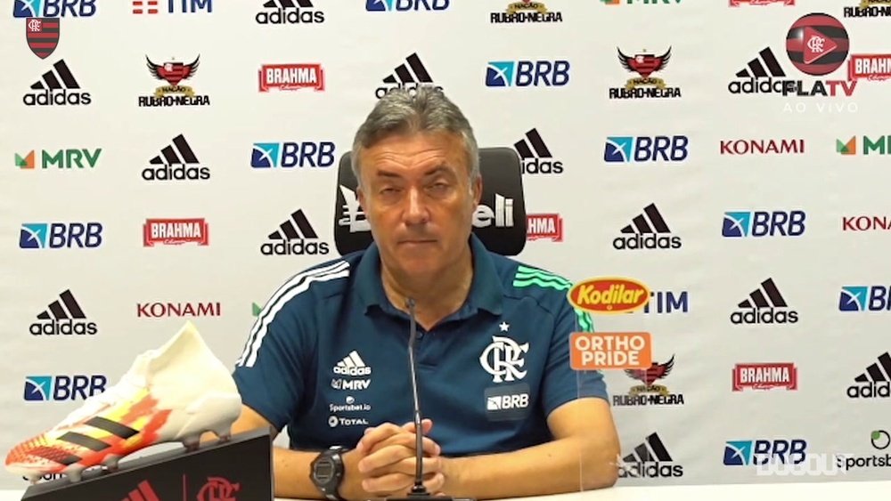 Domènec analisa empate do Flamengo com Bragantino. DUGOUT