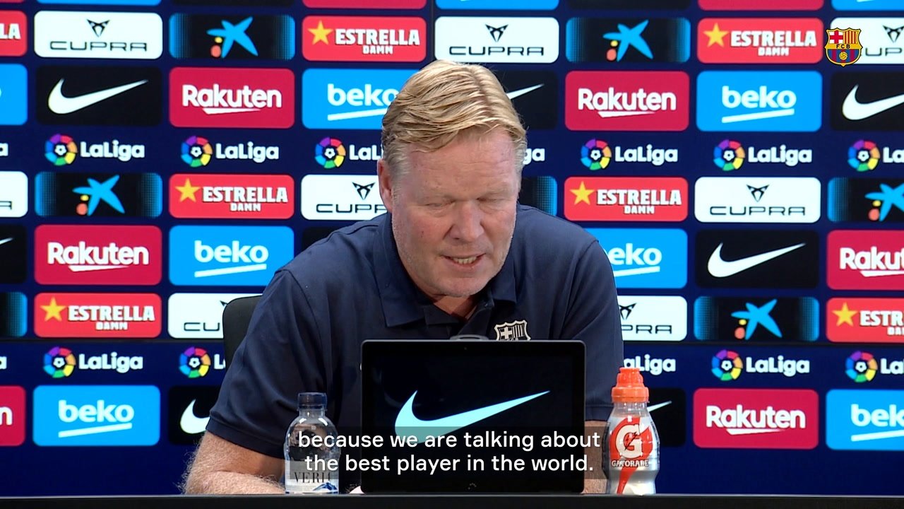 VIDEO: Koeman on the strength of Barca's squad