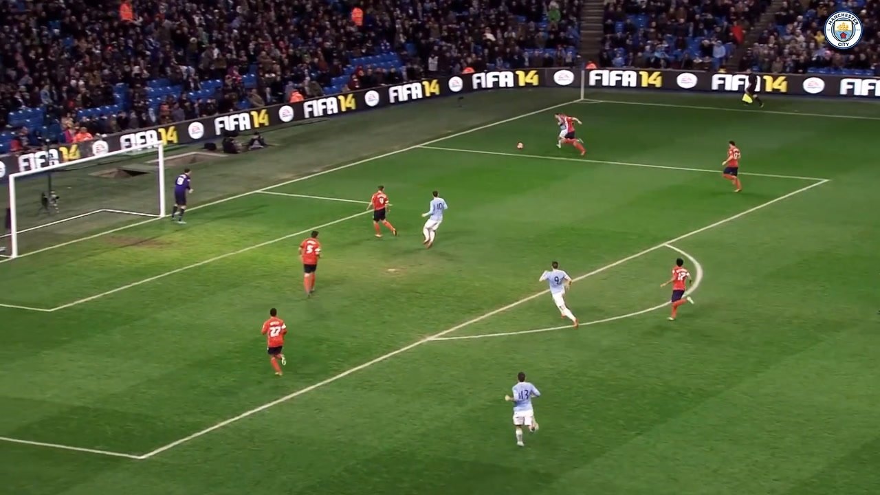 Man City have scored some great goals in the FA Cup third round over the years. AFP
