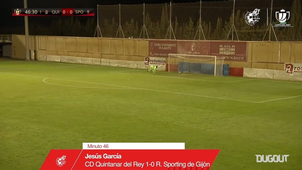Spanish fourth-tier side scores halfway line goal in the Copa del Rey. DUGOUT
