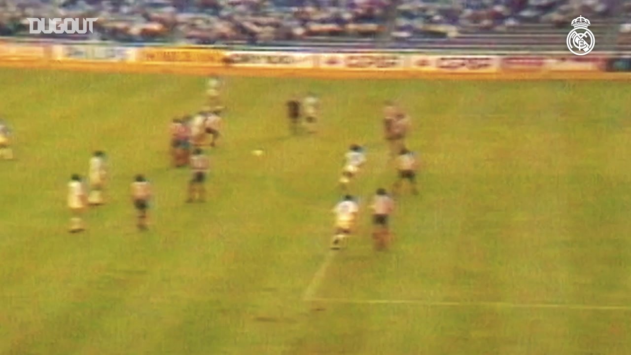 Hugo Sanchez was on fire for Real Madrid. DUGOUT