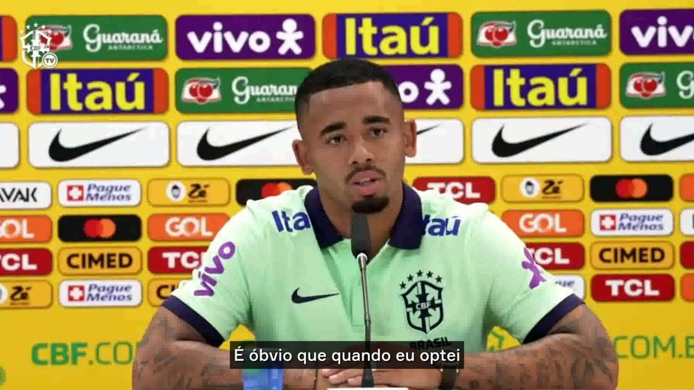 Gabriel Jesus diz que pode ajudar em várias funções no ataque. DUGOUT