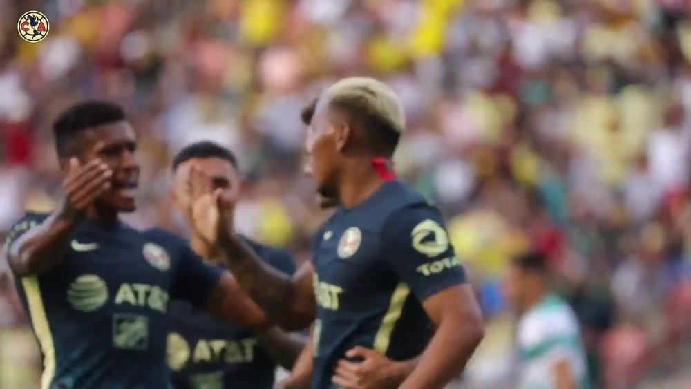 VÍDEO: el gol de Roger Martínez a Santos Laguna, a pie de campo. DUGOUT