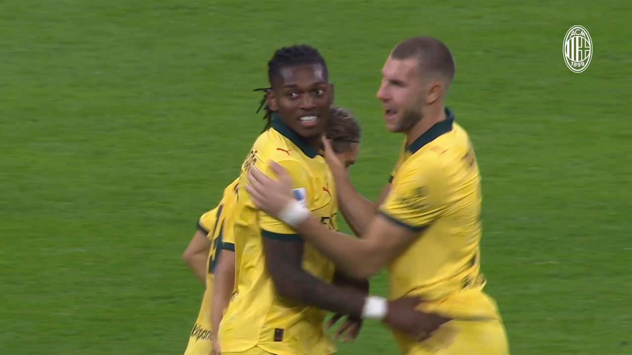 Show de Rafael Leão! Duas pinturas garantem virada do Milan