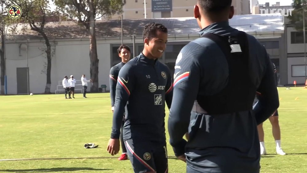 Club América began preparations. DUGOUT