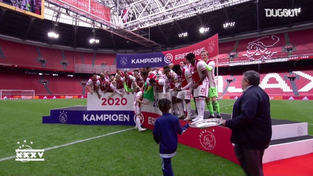 Ajax conquista 35º título do Campeonato Holandês. DUGOUT