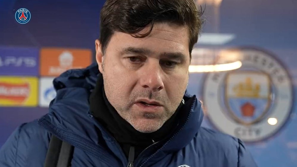 Mauricio Pochettino was left disappointed after the loss to Man City. DUGOUT