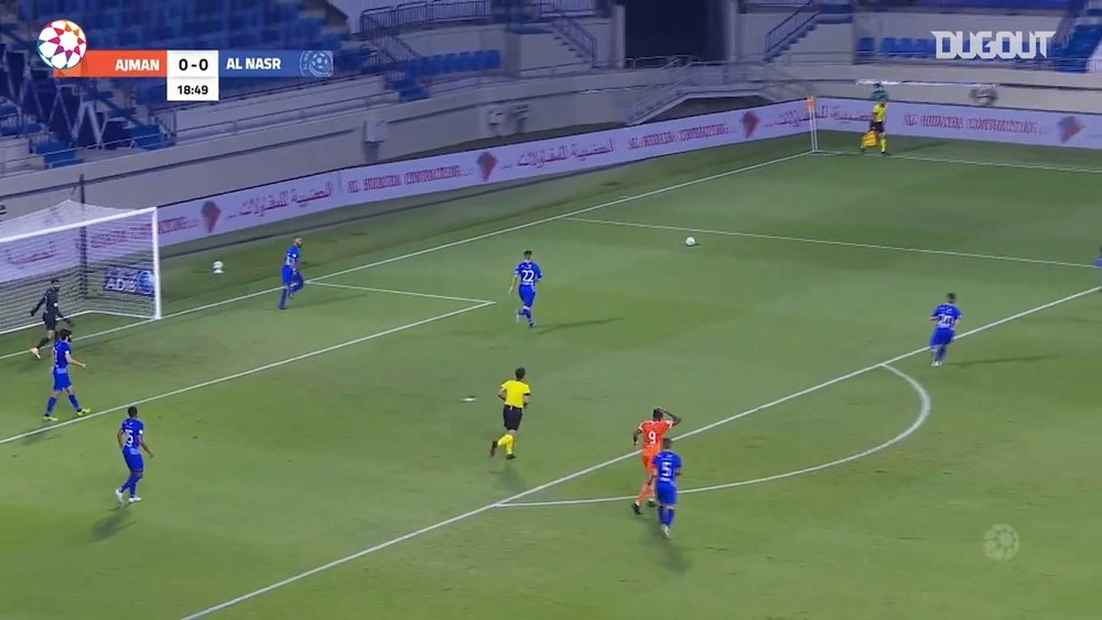 Al Nasr beat Ajman 3-0 in the UAE league. DUGOUT