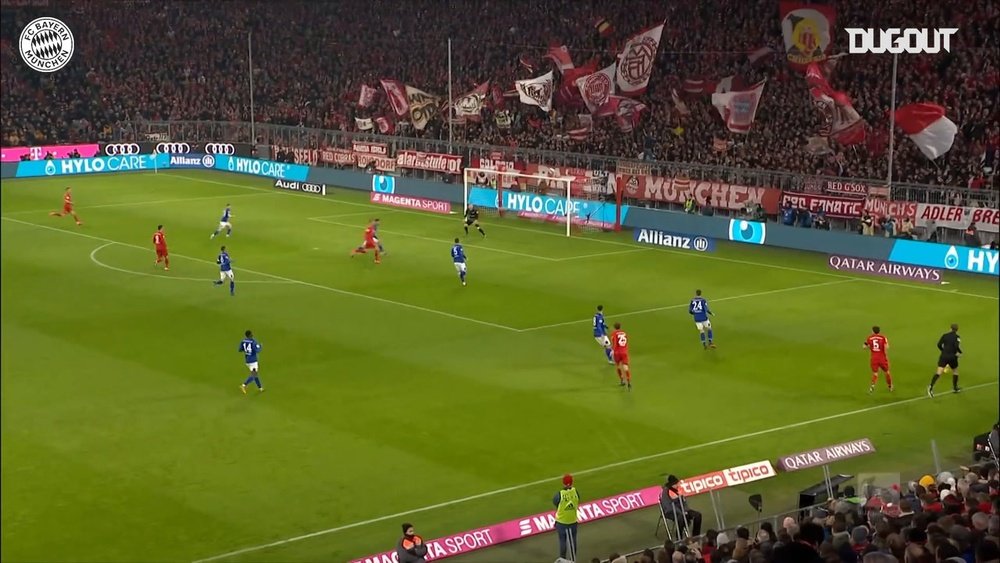 Robert Lewandowski has set a record goalscoring tally for Bayern Munich this term. DUGOUT