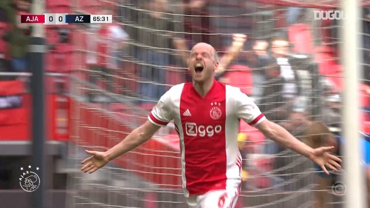 VIDEO: Klaassen edges Ajax closer to Eredivisie title