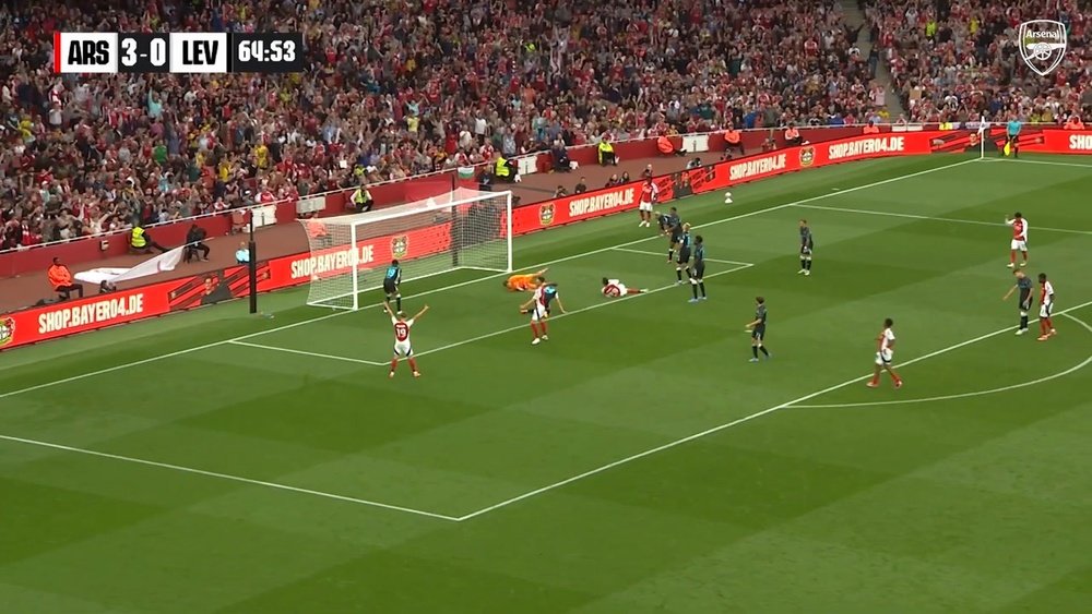 Havertz sealed Arsenal's 4-1 win over Leverkusen. DUGOUT