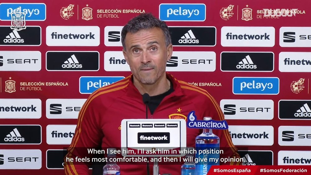 Luis Enrique: ‘I can see Marcos Llorente playing in any position’. DUGOUT