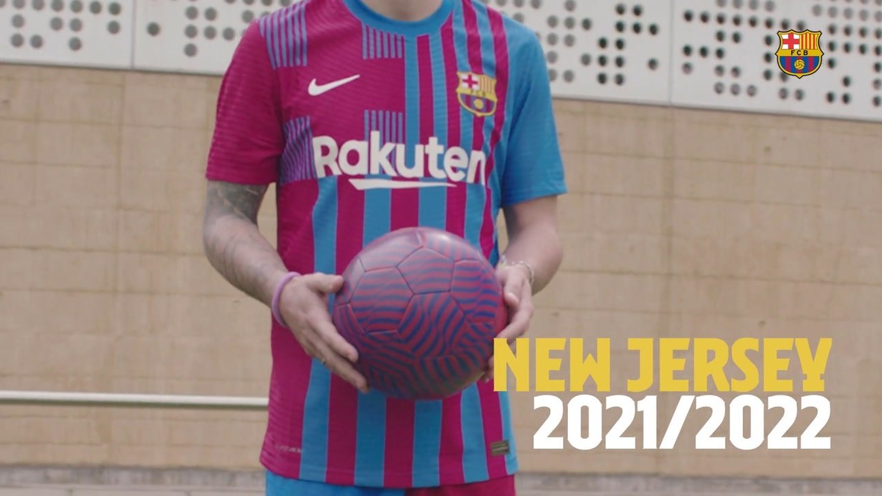 O novo uniforme do Barcelona para a temporada de 21/22. DUGOUT