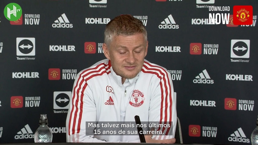 Solskjaer fala sobre impacto de CR7 no United. DUGOUT