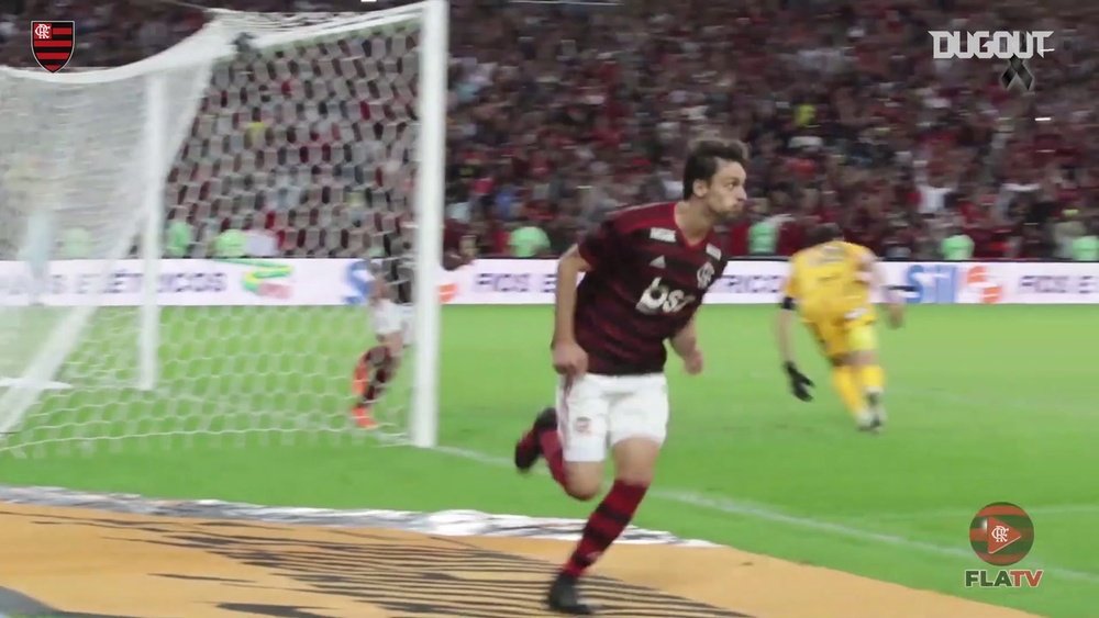 Rodrigo Caio, goleador inesperado ante Corinthians. DUGOUT