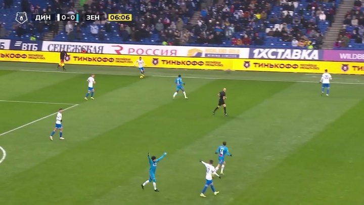 VÍDEO: Claudinho perde pênalti, mas faz gol em empate do Zenit com Dínamo de Moscou
