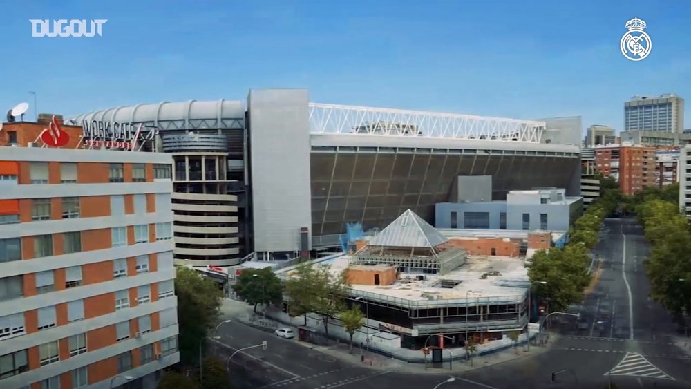 Renovation work at the Bernabéu. DUGOUT