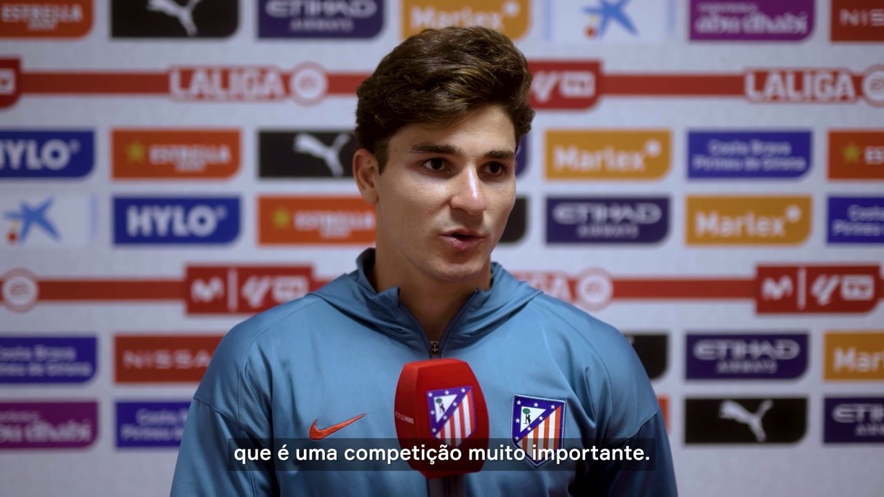 Álvarez analisa temporada do Atlético de Madrid e participação no Mundial