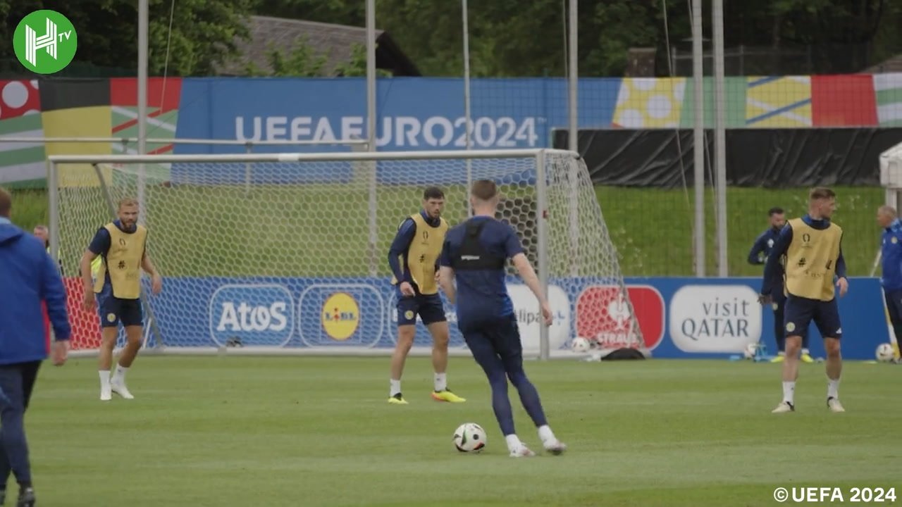 VIDEO: McTominay begins preparations to face Germany in Euro opener