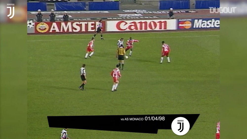 Juventus e seus gols contra equipes francesas na Itália. DUGOUT