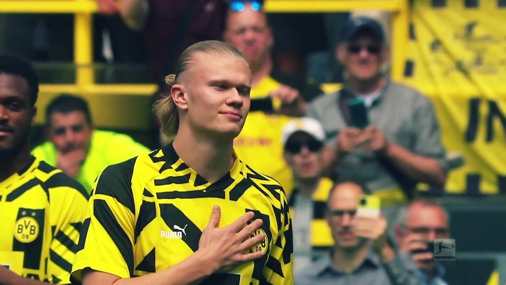 Video Erling Haaland S Last Goal For Borussia Dortmund Video Erling Haaland S Last Goal For Borussia Dortmund