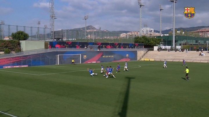VÍDEO: el golazo de Cristóbal Muñoz con el Juvenil B del Barça