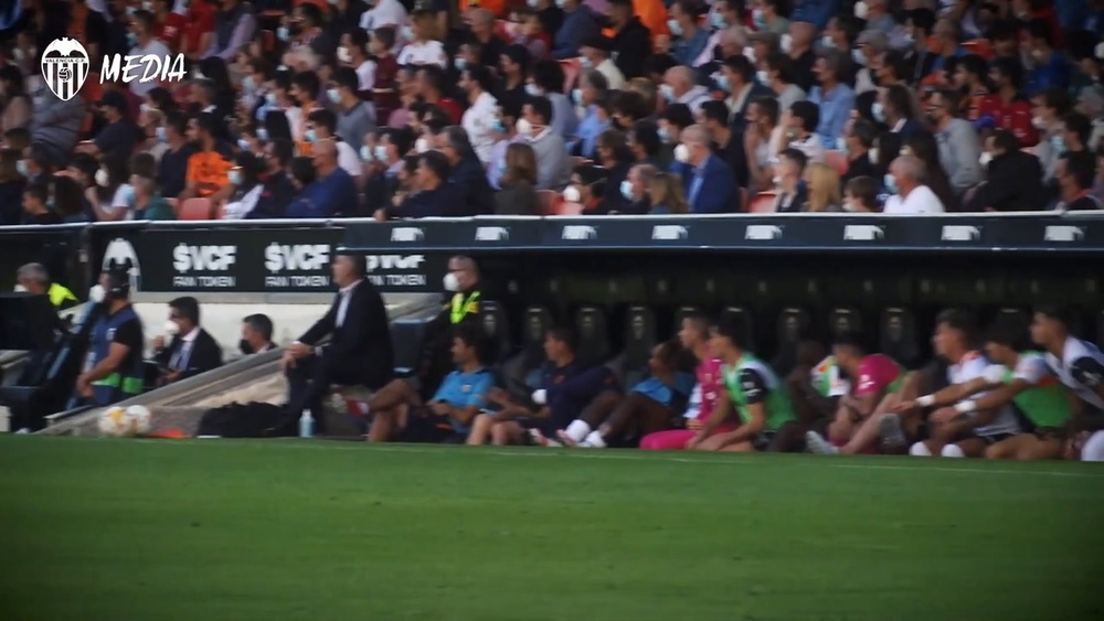 El Valencia empató en el alargue un partido que perdía 0-2 en el 90'. Dugout