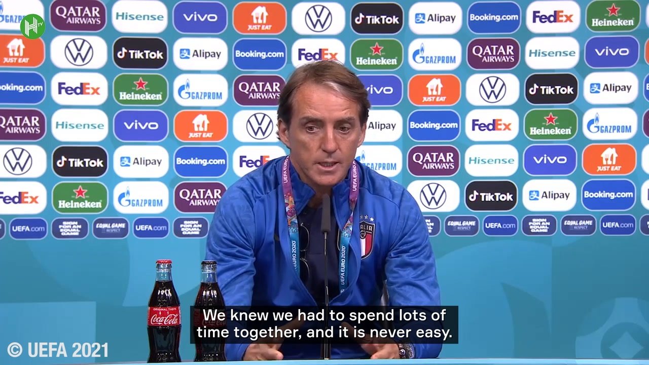 Mancini was full of praise for semi-final opponents Spain. DUGOUT