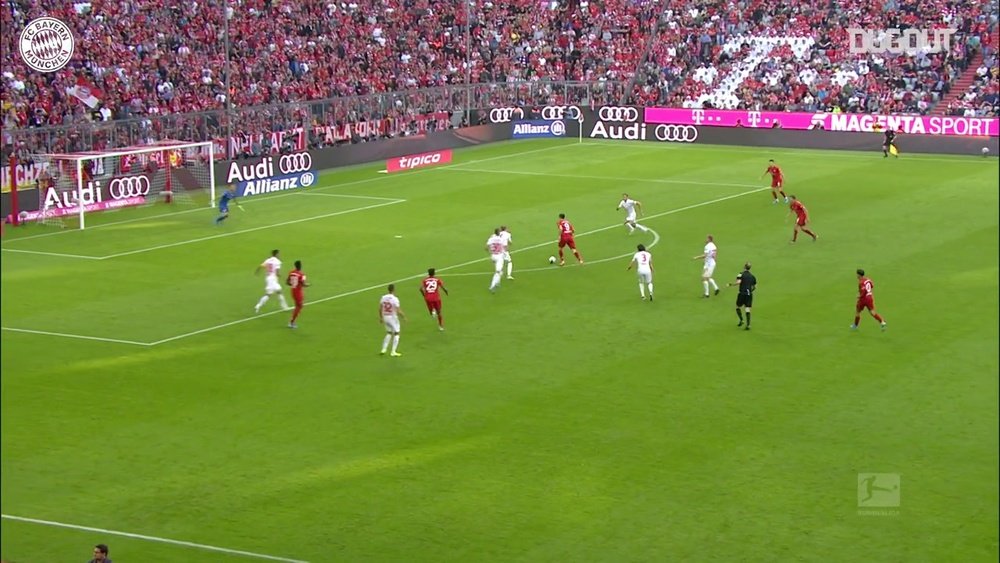 La partita del Bayern contro l'Union Berlino. Dugout