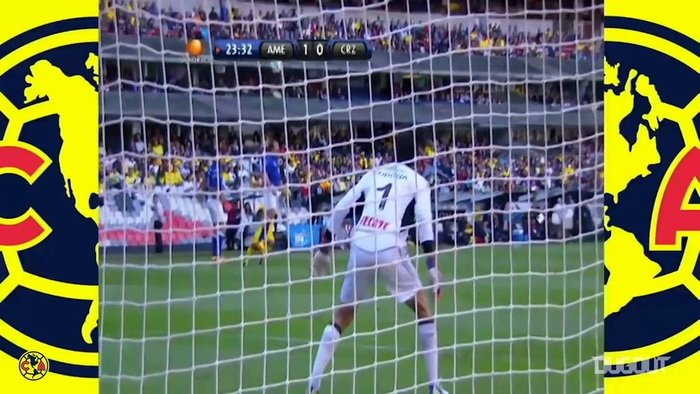 Benítez scored a hat-trick for América. DUGOUT