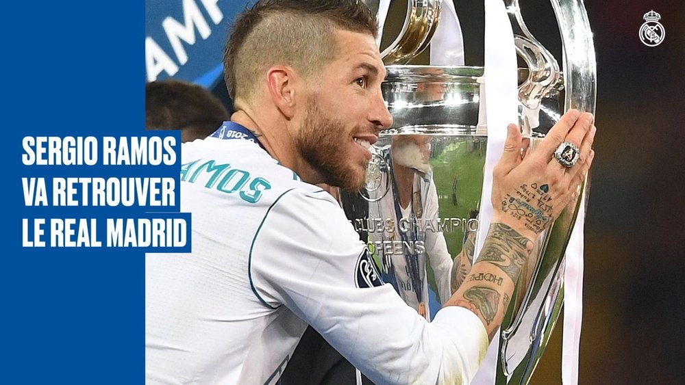 Sergio Ramos retrouve le Real Madrid. Dugout