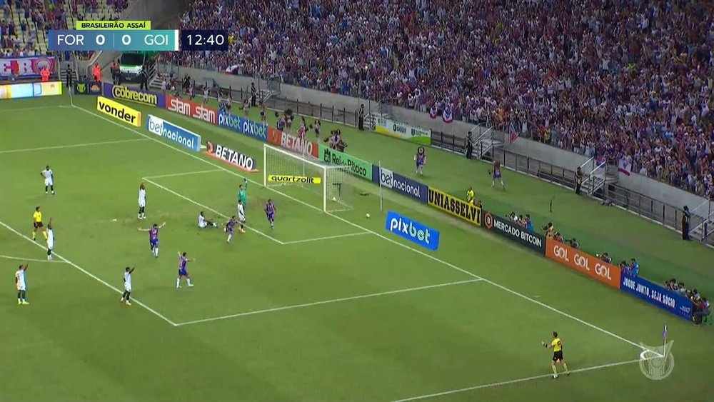 Fortaleza and Goias drew in the Brazilian league. DUGOUT