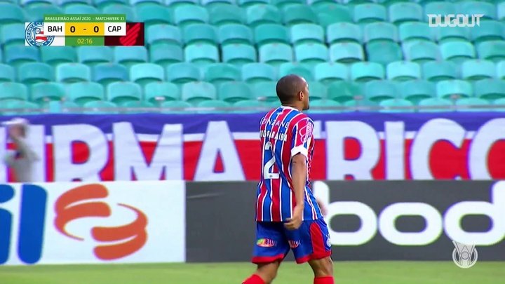 VIDEO: Bahia defeat Athletico PR with 2nd half goal