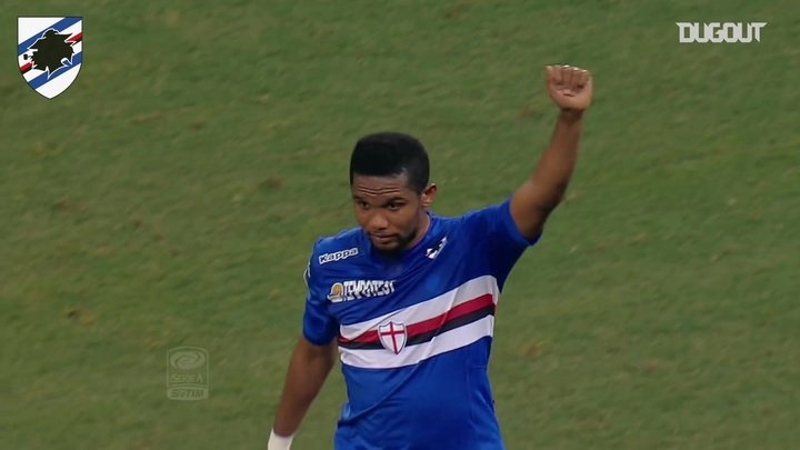 VIDEO: Eto’o segna il suo primo gol con la Sampdoria