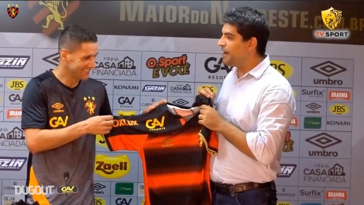 VÍDEO: Thiago Neves é apresentado oficialmente como novo reforço do Sport
