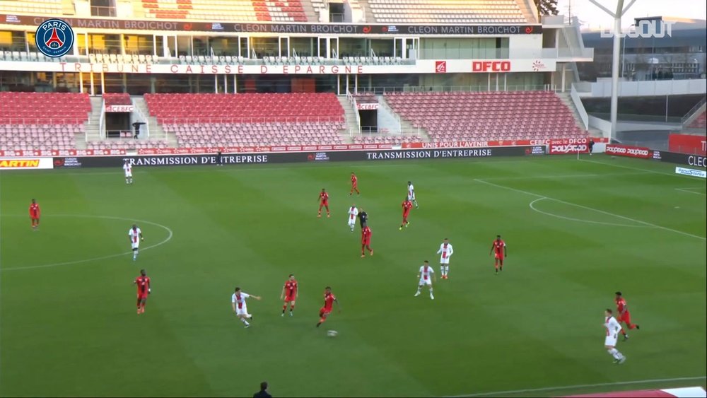 Mbappe scored twice in PSG's win at Dijon. DUGOUT